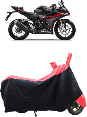 Coxtor Waterproof Two Wheeler Cover for Honda(CBR 150R, Red)
