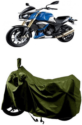 SUGASHRI Waterproof Two Wheeler Cover for Mahindra(MOJO XT 300, Green)