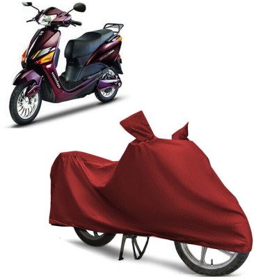 EGAL Two Wheeler Cover for Hero(Electric Optima Plus BS6, Maroon)