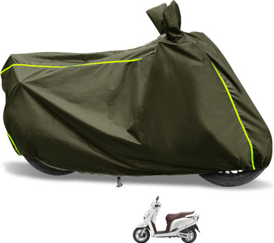 Euro Care Waterproof Two Wheeler Cover for Honda(Aviator, Green)