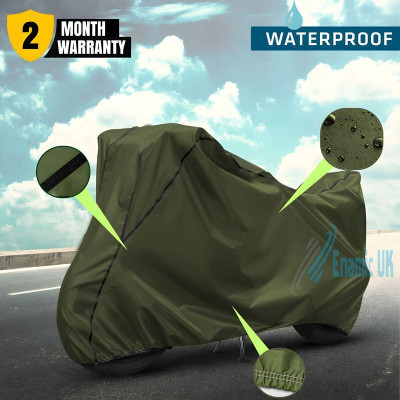 Enamic UK Waterproof Two Wheeler Cover for TVS(NTORQ, Green, Black)