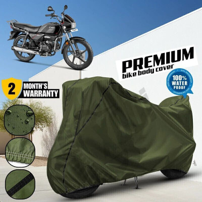 xodi Waterproof Two Wheeler Cover for Hero(Splendor, Black, Blue, Multicolor)