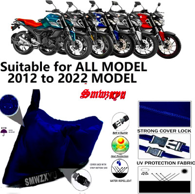 smwzxyu Waterproof Two Wheeler Cover for Yamaha(FZ-X, Blue)