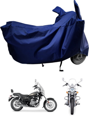 Amexride Two Wheeler Cover for Bajaj(Cruiser BS6, Blue)