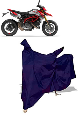 Amexride Two Wheeler Cover for Ducati(Hypermotard, Blue)