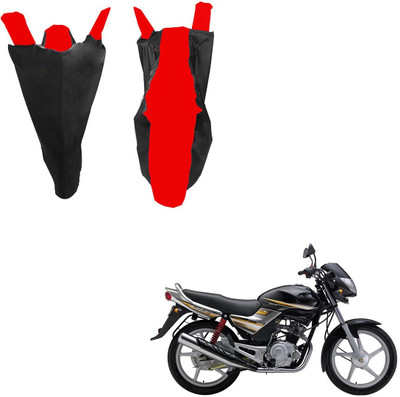 RiderShine Waterproof Two Wheeler Cover for Yamaha(Libero G5, Black, Red)
