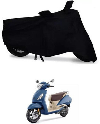APNEK Waterproof Two Wheeler Cover for TVS(Jupiter 125, Black)