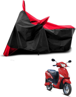 KEDIT Two Wheeler Cover for Hero(Electric Optima, Red, Black)
