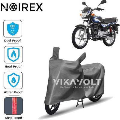 NOIREX Two Wheeler Cover for Bajaj(CT100, Grey)