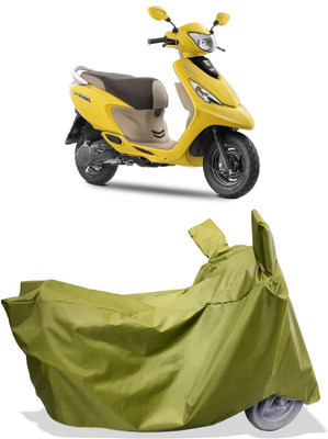 Amexride Two Wheeler Cover for TVS(Zest 110, Maroon)