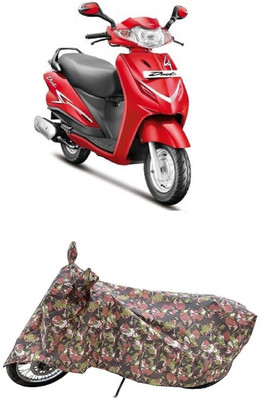 Coxtor Waterproof Two Wheeler Cover for Hero(Duet LX 110CC BS6, Multicolor)