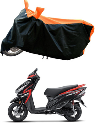 DeepShakshi AUTOMOTIVE Waterproof Two Wheeler Cover for Honda(Grazia, Orange)
