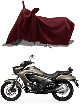 KEDIT Two Wheeler Cover for Suzuki(intruder 150, Maroon)