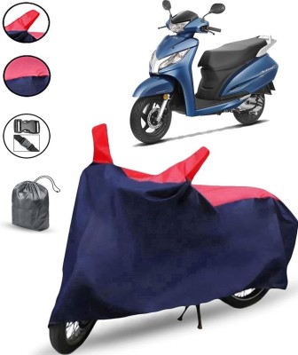 CARZEX Two Wheeler Cover for Honda(Activa 125, Red, Blue)