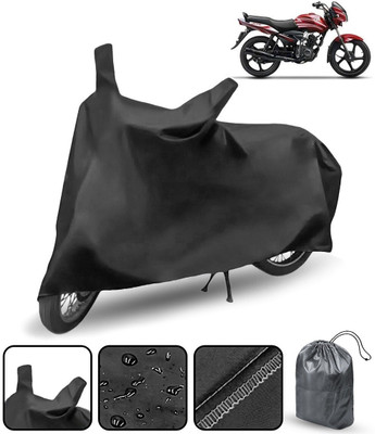 DeepShakshi AUTOMOTIVE Waterproof Two Wheeler Cover for TVS(Jive, Black)