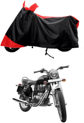 GROFATIK Two Wheeler Cover for Royal Enfield(Bullet 350 Twinspark, Red)