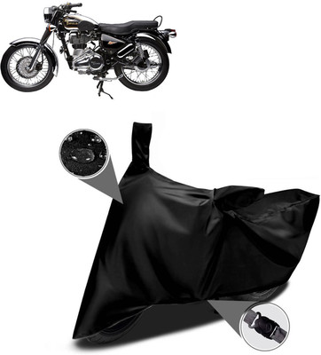 CODOKI Waterproof Two Wheeler Cover for Royal Enfield(Electra Delux, Black)