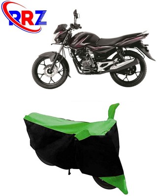 RRZ Waterproof Two Wheeler Cover for Bajaj(Discover 100 DTS-i, Black, Green)