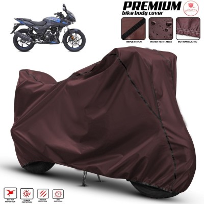 MADAFIYA Two Wheeler Cover for Bajaj(Pulsar 220 DTS-i, Maroon, Black, Multicolor)