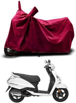 B R Enterprisez Waterproof Two Wheeler Cover for TVS(Jupiter, Maroon)