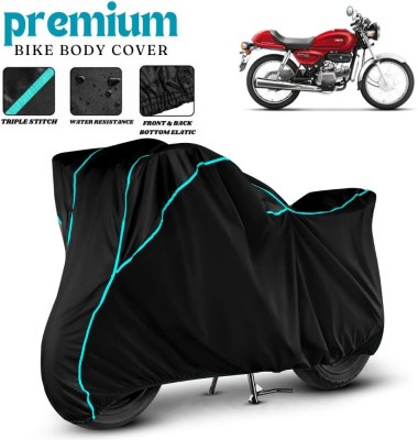 Trendymart Two Wheeler Cover for Hero(Splendor Pro Classic, Black, Blue)