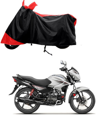 GROFATIK Two Wheeler Cover for Hero(Glamour BS6, Red)