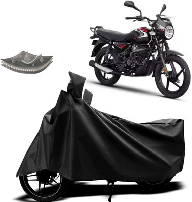 DeepShakshi AUTOMOTIVE Waterproof Two Wheeler Cover for Bajaj(CT 125X, Black)