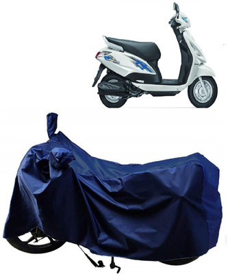 AutoKick Two Wheeler Cover for Suzuki(Swish, Blue)