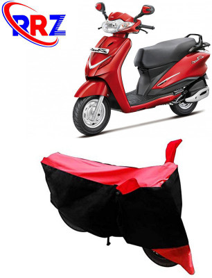 AutoGalaxy Waterproof Two Wheeler Cover for Hero(Moto Corp Duet, Black, Red)