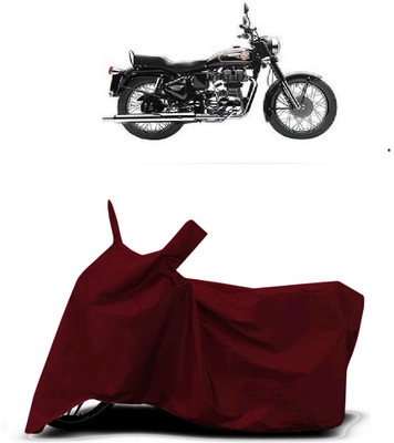 VESMEI Two Wheeler Cover for Royal Enfield(Standardv, Red)