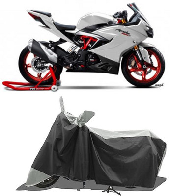 GROFATIK Two Wheeler Cover for TVS(Apache RTR 310 BS6, Grey)