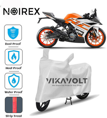 NOIREX Waterproof Two Wheeler Cover for KTM(RC 125, Silver)
