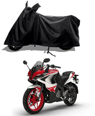 GROFATIK Two Wheeler Cover for Bajaj(Pulsar RS200 BS6, Black)