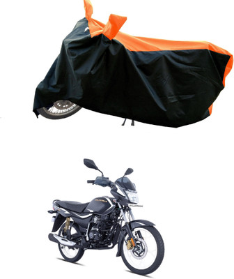 DeepShakshi AUTOMOTIVE Waterproof Two Wheeler Cover for Bajaj(Platina 110 H-Gear, Orange)