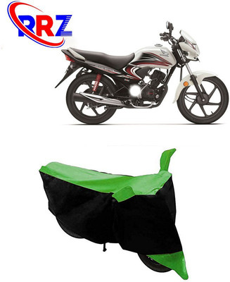 RRZ Waterproof Two Wheeler Cover for Honda(Dream Yuga, Black, Green)