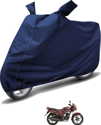 Auto Hub Waterproof Two Wheeler Cover for Honda(Dream Yuga, Blue)