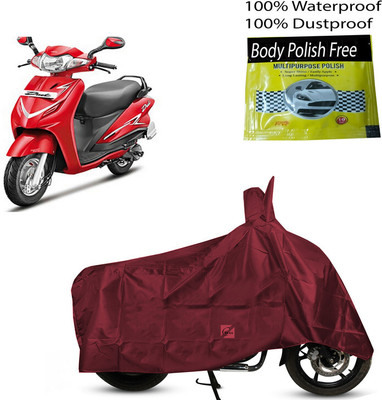 EGAL Waterproof Two Wheeler Cover for Hero(Duet LX 110CC BS6, Maroon)