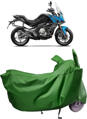 Amexride Two Wheeler Cover for CFMoto(650MT, Maroon)