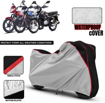 xodi Waterproof Two Wheeler Cover for Bajaj(Platina, Silver, Black, Red)