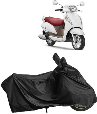 MMSSTAR Waterproof Two Wheeler Cover for Suzuki(Access SE, Black)