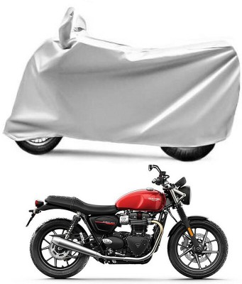 Ascension Two Wheeler Cover for Triumph(Street Twin, Silver)