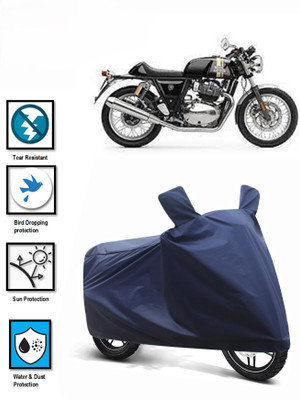 DeepShakshi AUTOMOTIVE Two Wheeler Cover for Royal Enfield(Continental GT 650, Blue)