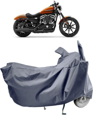 Amexride Two Wheeler Cover for Harley Davidson(Iron 883, Grey)