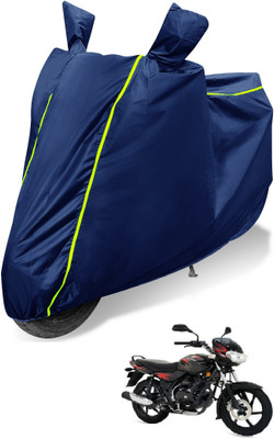 MOCKHE Waterproof Two Wheeler Cover for Bajaj(Discover, Blue)