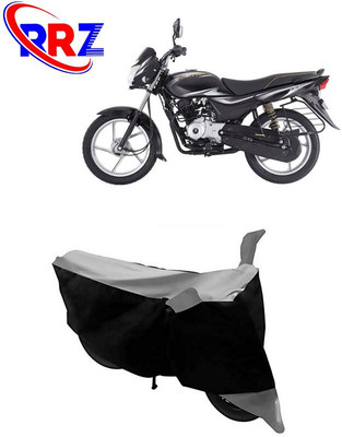 RRZ Waterproof Two Wheeler Cover for Bajaj(Platina, Black, Grey)