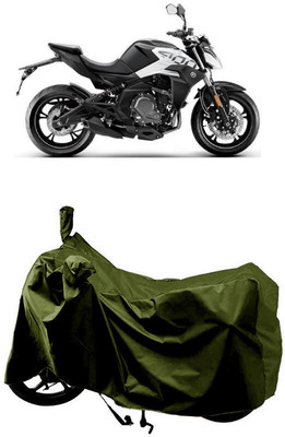 SUGASHRI Waterproof Two Wheeler Cover for CFMoto(400NK BS6, Green)