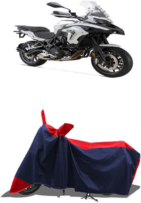 SUGASHRI Waterproof Two Wheeler Cover for Benelli(TRK 502, Red, Blue)