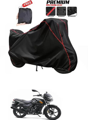 DeepShakshi AUTOMOTIVE Two Wheeler Cover for TVS(Flame SR125, Black)