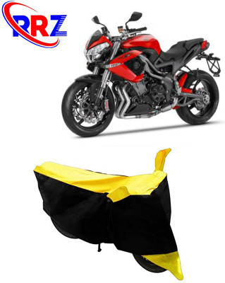 RRZ Waterproof Two Wheeler Cover for Benelli(TNT R, Black, Yellow)