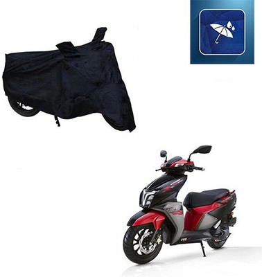 DeepShakshi AUTOMOTIVE Waterproof Two Wheeler Cover for TVS(NTORQ, Black)